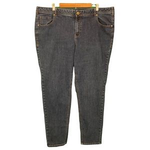 Lane Bryant Genius Fit Dark Wash Skinny Jeans